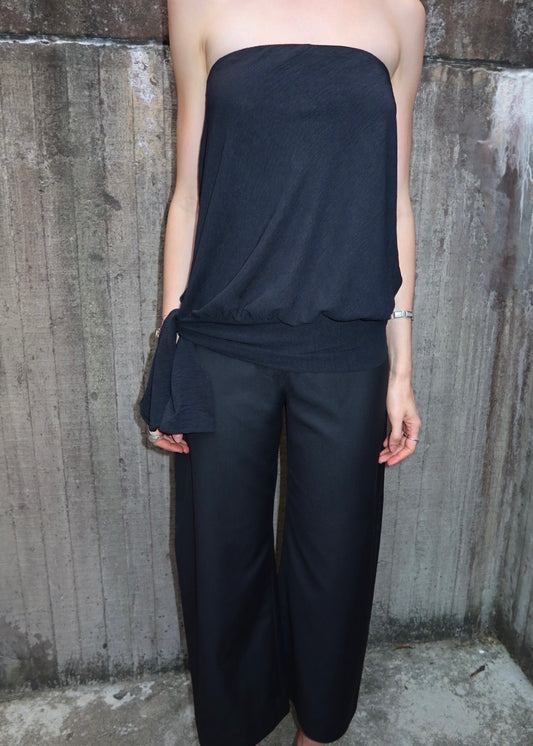STRAPLESS BODICE BLACK