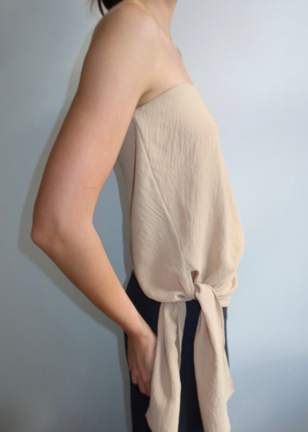 Strapless Bodice. Sand