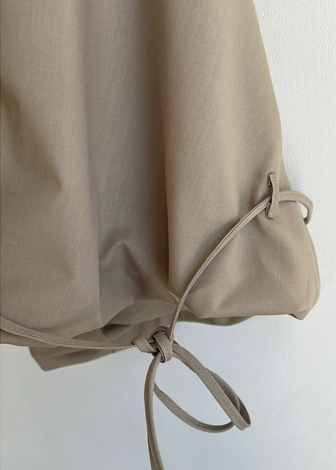 WAIST TIE HALTER SAND