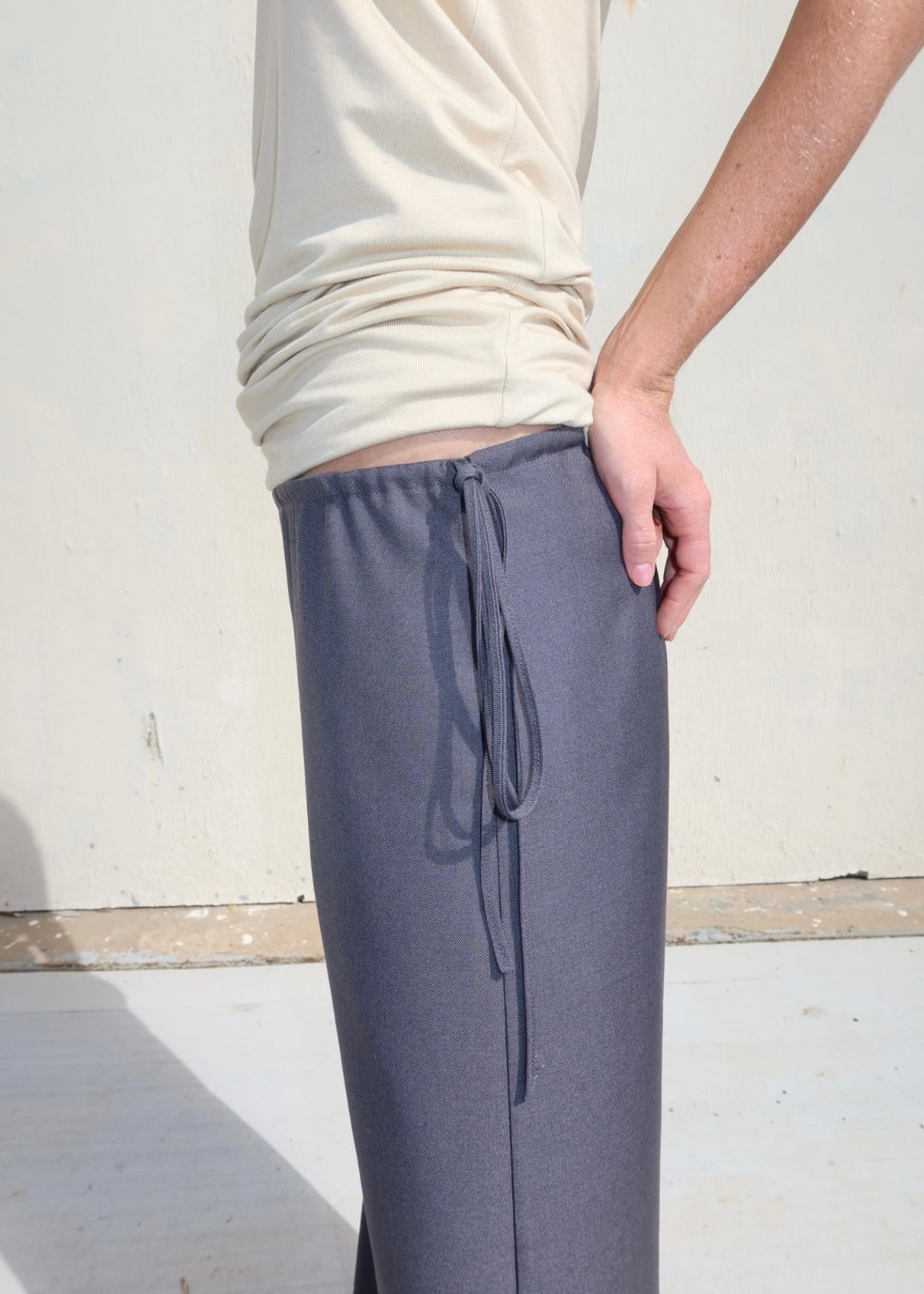 Tie Trouser. Charcoal