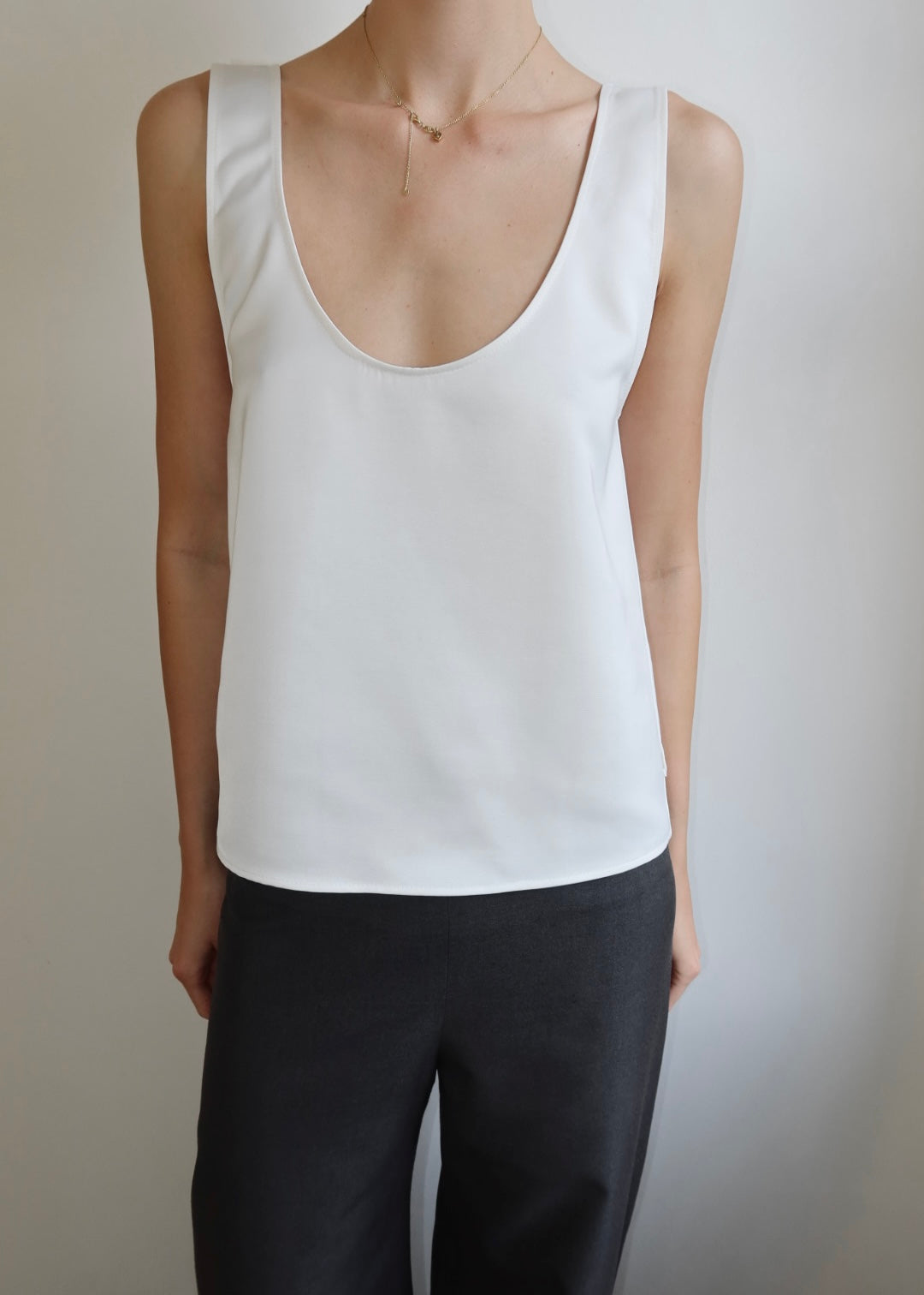 Waist tie satin cami
